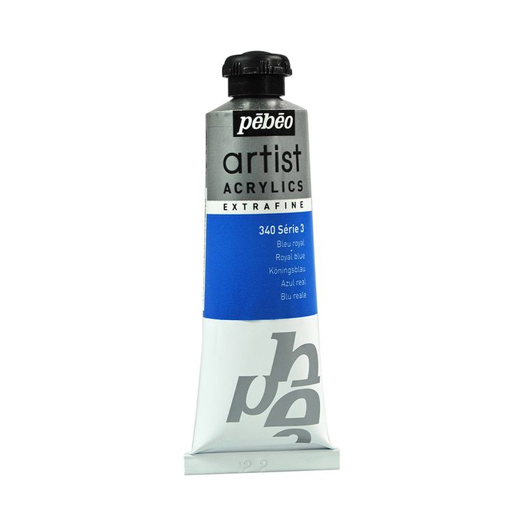 Краска акриловая Pebeo Artist Acrylics extra fine №3 (Королевский синий), 37 мл