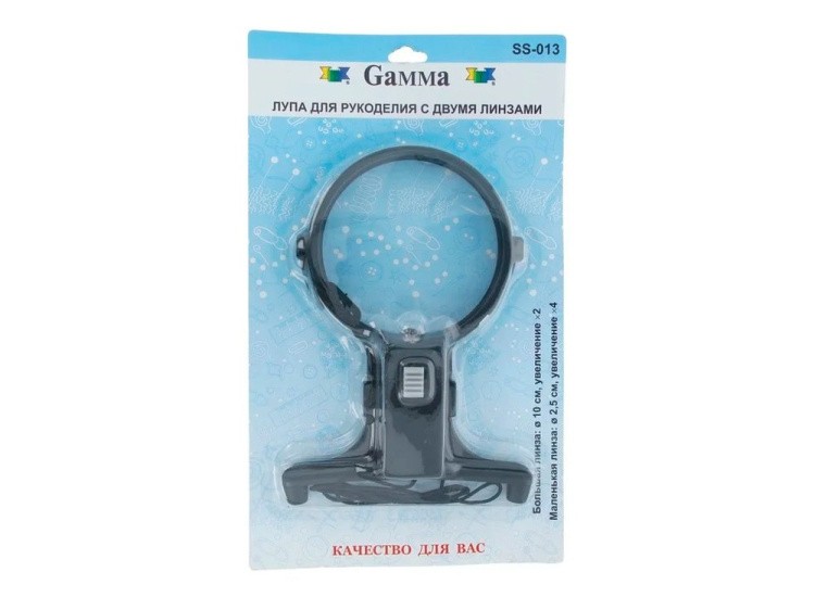 Лупа с двумя линзами, увеличение Х2, Х4, Gamma — картинка 2