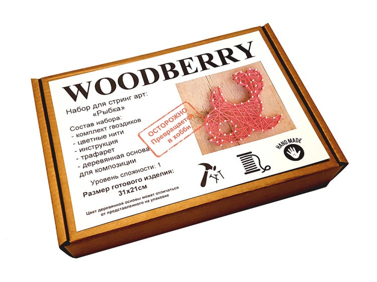 Набор для творчества STRING ART «Рыбка» — картинка 3