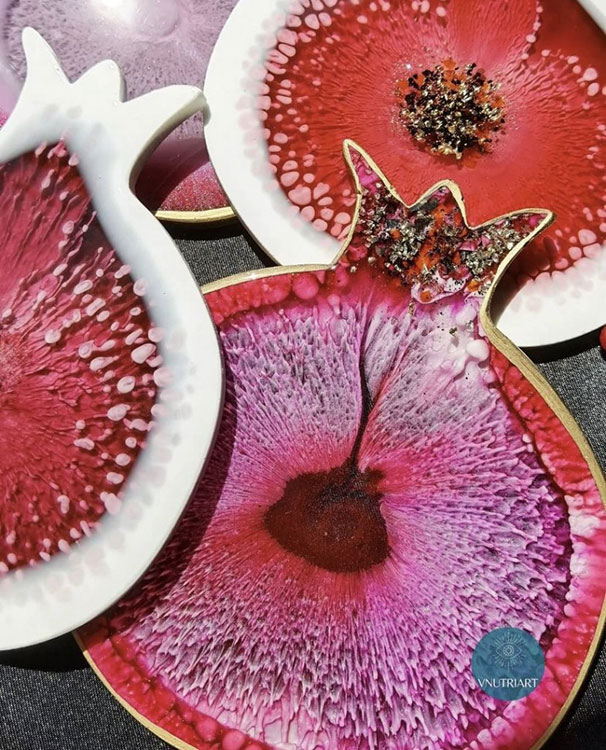 Молд №57 Гранат (14,3см), 1 шт., Art Blong — картинка 4