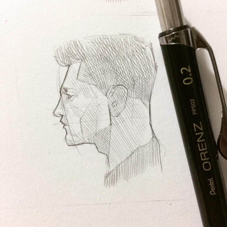 Карандаш Pentel автоматический профессиональный ORENZ 0.2 мм PP502-A черный корпус — картинка 10