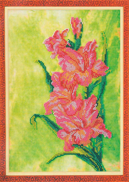 Набор вышивки бисером «Гладиолус» — картинка 2