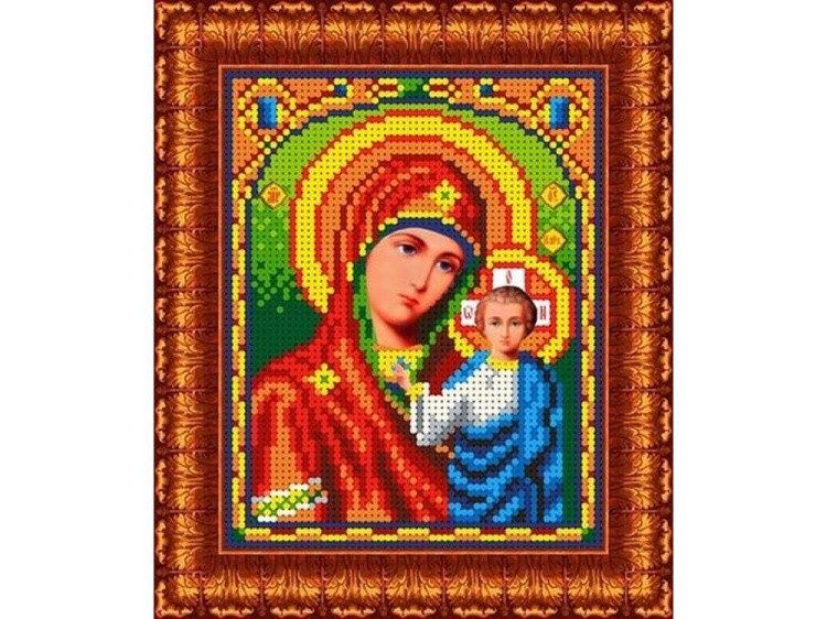 Набор вышивки бисером «Богородица Казанская» — картинка 2