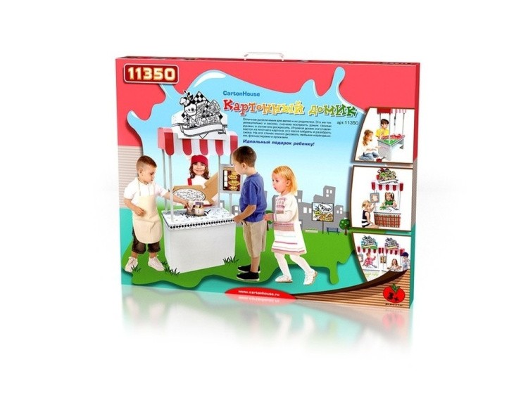 Домик из картона «Пиццерия» — картинка 5