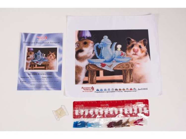 Набор вышивки бисером «В гостях у Хомы» — картинка 2
