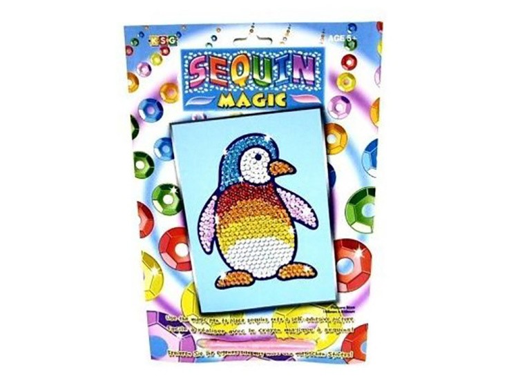Мозаика из пайеток «Пингвин» — картинка 2