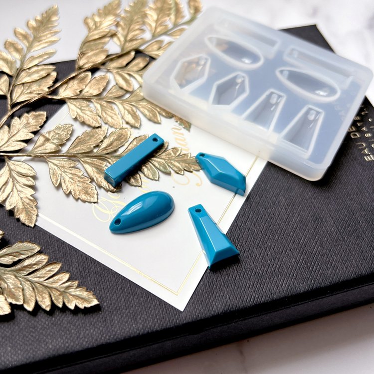 Силиконовый молд для сережек и кулонов, 7х5 см — картинка 5