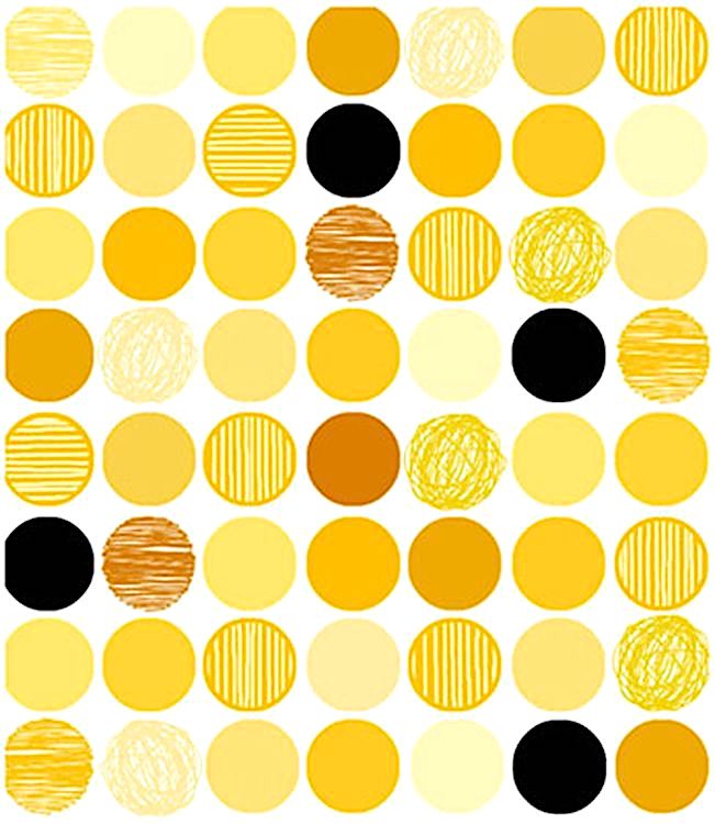 Ткань для пэчворка 4507 Panel, 60х110 см, 137 г/м², 100% хлопок, цвет: принт 438, Peppy