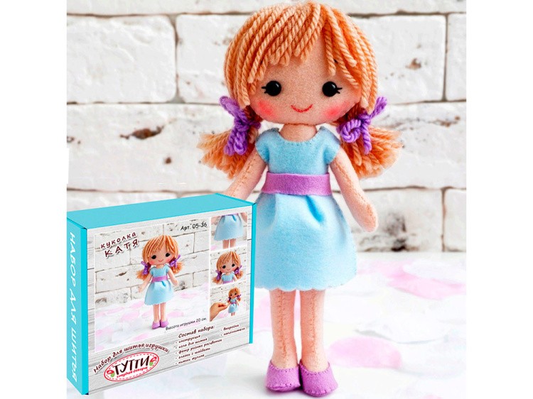 Набор для шитья игрушки «Куколка Катя» — картинка 3
