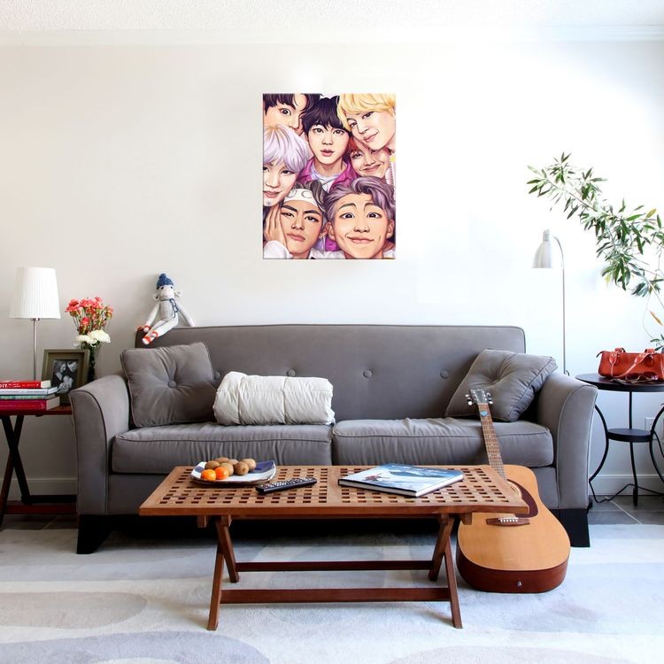 Картина по номерам «BTS Арт» — картинка 4