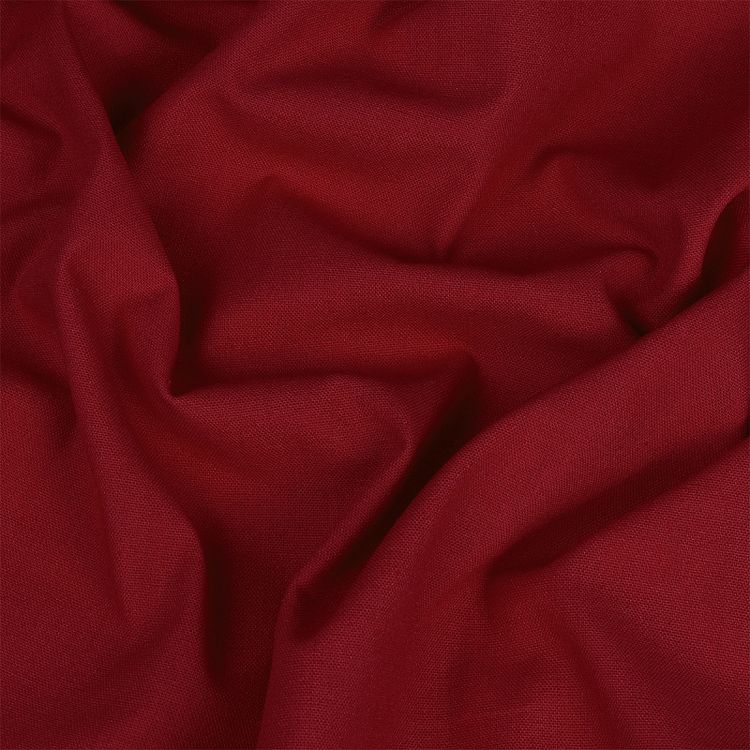 Ткань льняная, 1 м x 140 см, 200 г/м², цвет: красный, TBY — картинка 2