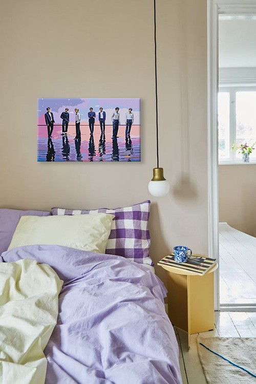 Картина по номерам «Корейская K-POP группа BTS 2» — картинка 7