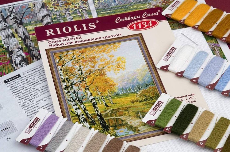 Набор для вышивания «Берёзовая роща» — картинка 4