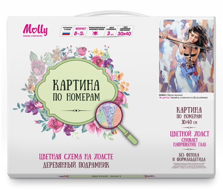 Картина по номерам «Звуки музыки» — картинка 2