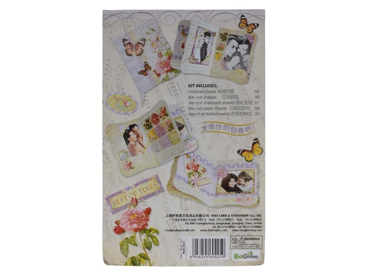 Набор для скрапбукинга «Цветы - Фотоальбом mini» — картинка 5