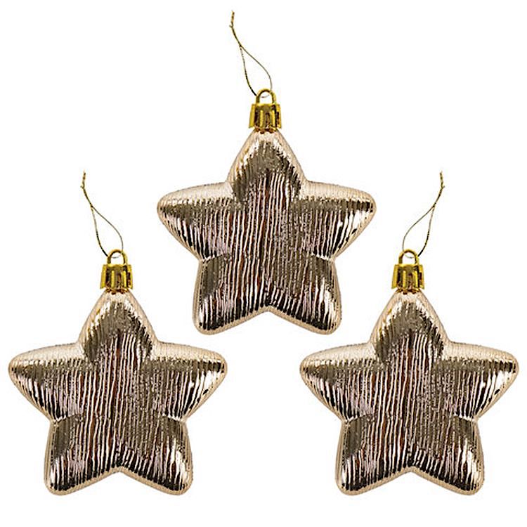 Набор украшений для ели, 43 предмета, цвет золото + перламутр — картинка 11