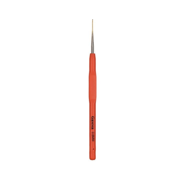 Крючок с прорезиненной ручкой, сталь, 0,6 мм, 13 см, Gamma