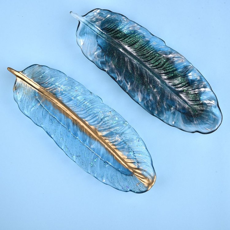 Силиконовый молд - Блюдо перо, 24х8,5 см — картинка 7