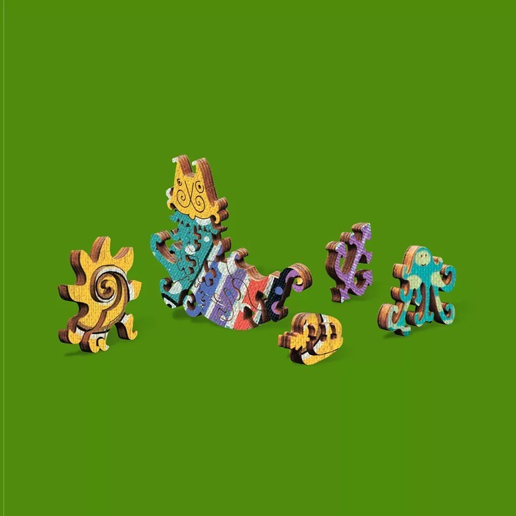 Деревянные пазлы DAVICI «Кот-мореход» — картинка 4