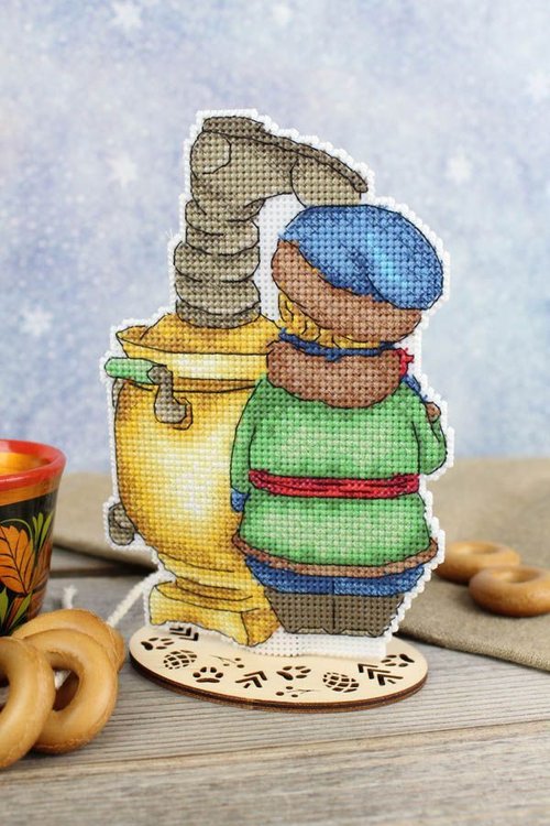 Набор для вышивания «Растопили самовар» — картинка 4