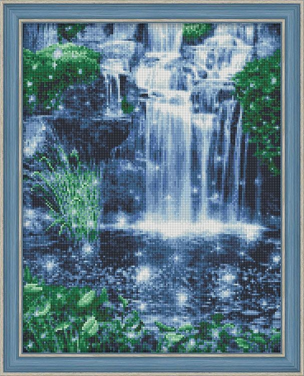 Алмазная вышивка «Искрящийся водопад» — картинка 2