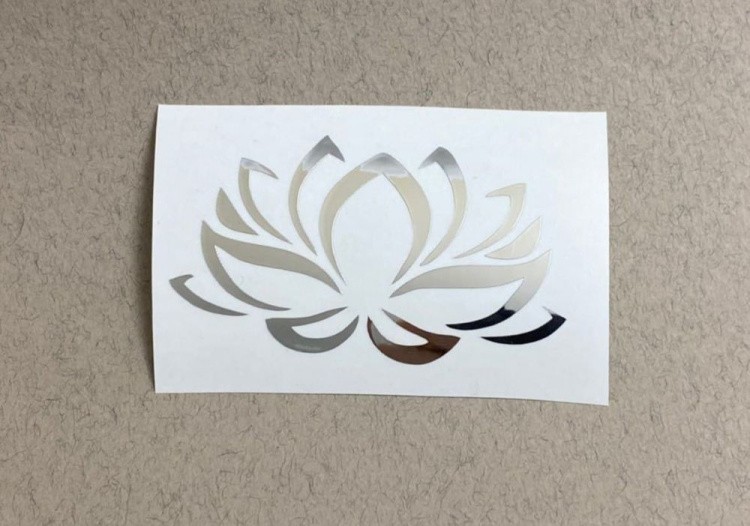 №212 Наклейка (Серебро) Sticker, Art Blong — картинка 2