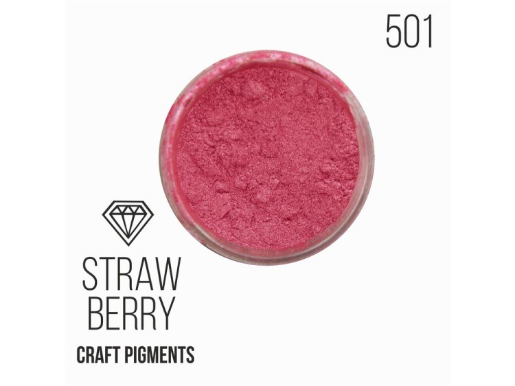 Пигмент минеральный клубника (Strawberry) 10 мл, CraftPigments