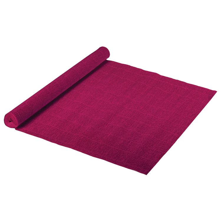 Бумага гофрированная Fiore 140 г/м2, темно-малиновая (984), 50х250 см, Brauberg — картинка 2