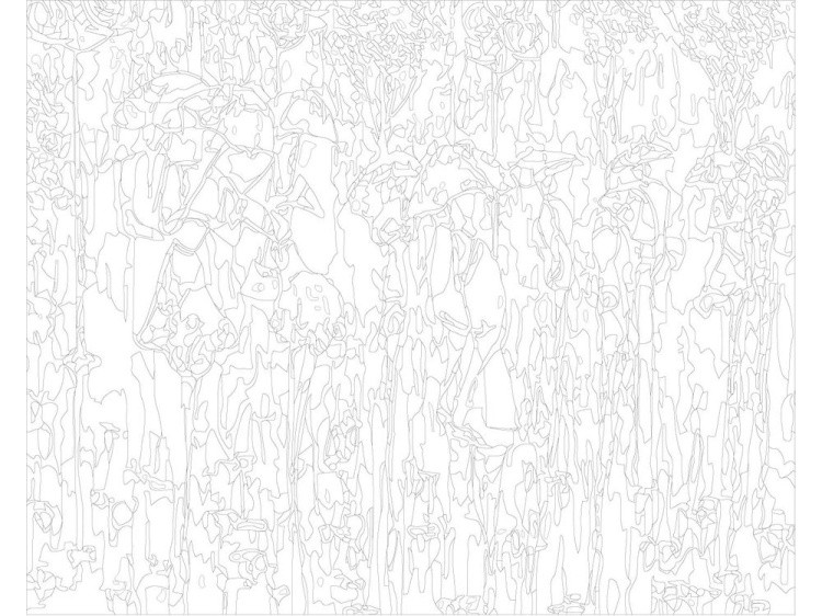 Картина по номерам «Люди под зонтами» — картинка 3