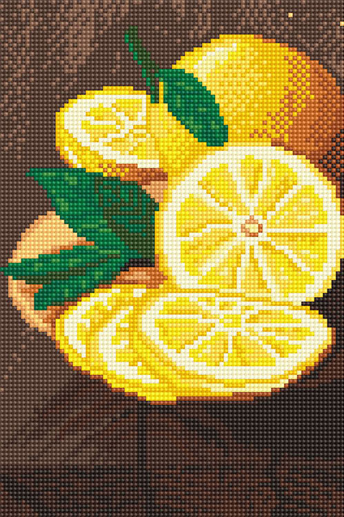 Алмазная вышивка «Лимонный фреш» — картинка 2