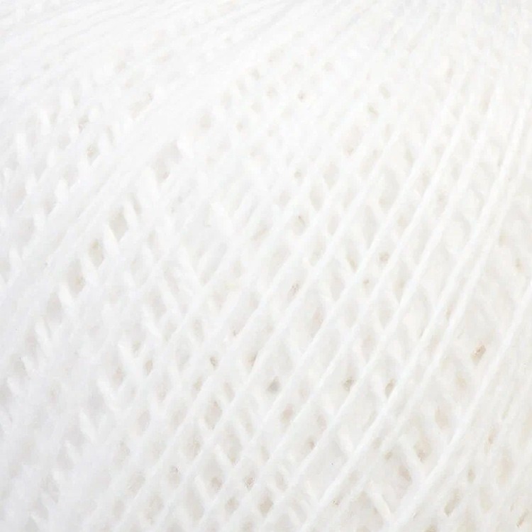 Пряжа ПНК им.Кирова Флокс (0101), белоснежный, 5 шт. по 25 г — картинка 4