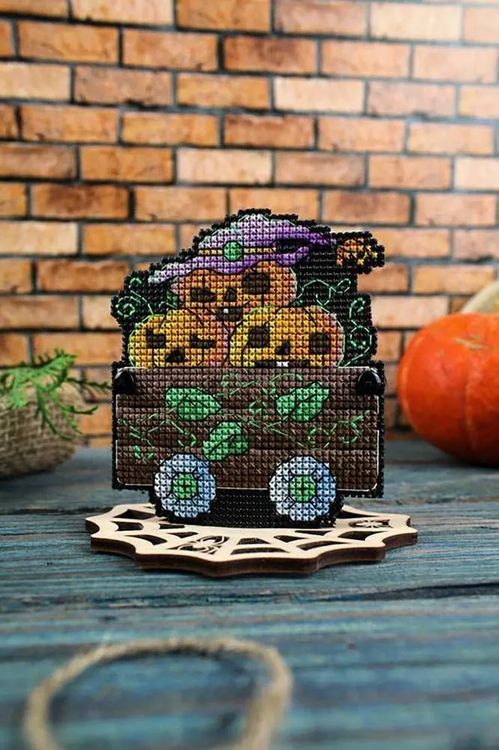 Набор для вышивания «Тыквенный вагон» — картинка 6