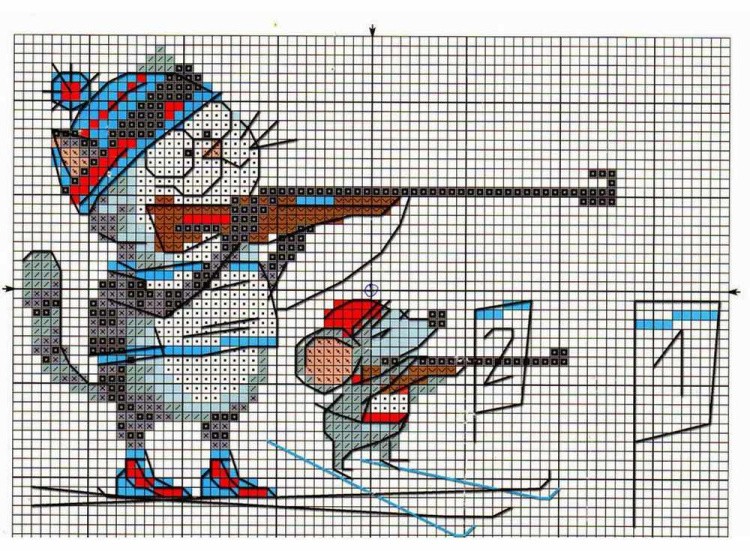 Набор для вышивания «Биатлон» — картинка 2