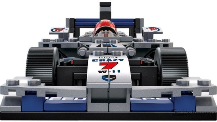 Конструктор «Формула 1.Серебрянный гоночный автомобиль», 257 деталей — картинка 3