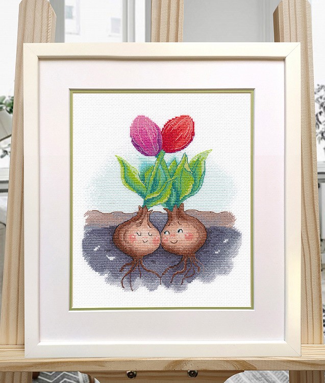 Набор для вышивания «Влюбленные тюльпанчики» — картинка 2