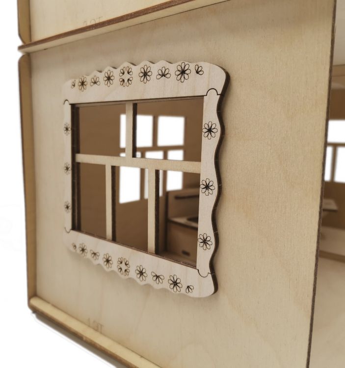 Набор декора со шторками для кукольного домика ХэппиДом
 — картинка 2