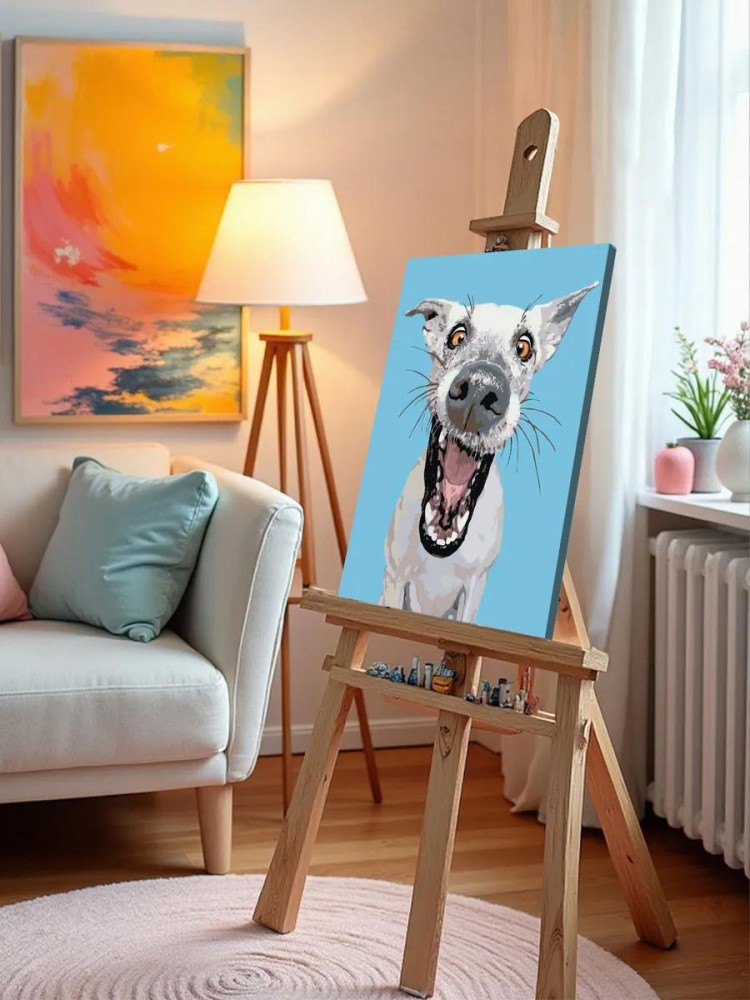 Картина по номерам «Фрэнки» — картинка 9