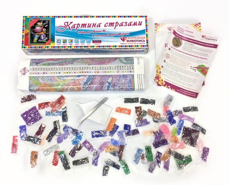 Алмазная вышивка «Чайная фантазия» — картинка 3