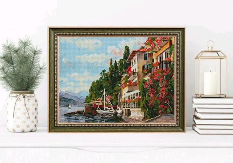 Алмазная вышивка «Лето в Италии» — картинка 6