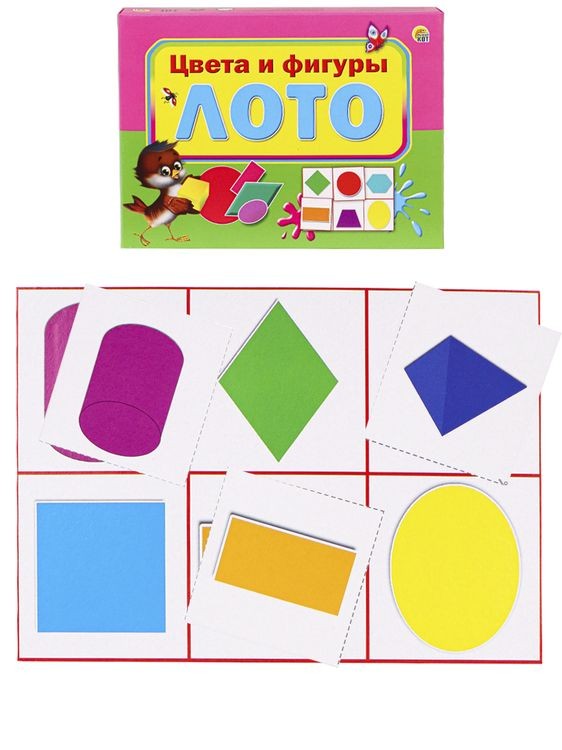 Лото «Цвета и фигуры» — картинка 2