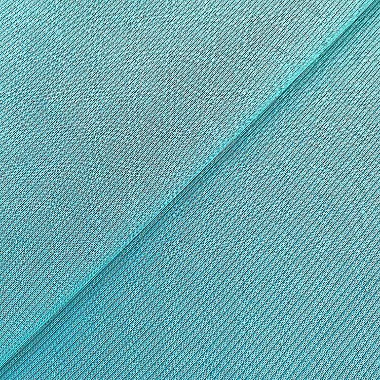 Ткань трикотаж Кашкорсе с лайкрой, 15 м, ширина 120 см, цвет: тиффани, TBY — картинка 3