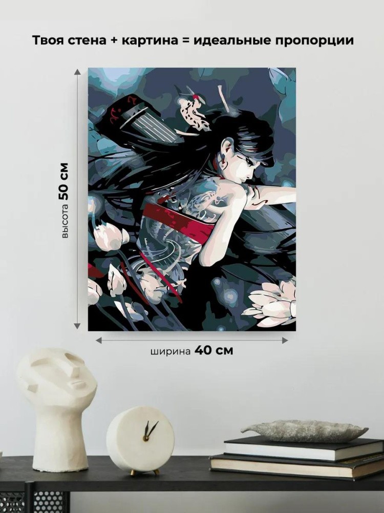 Картина по номерам «Муза» — картинка 3