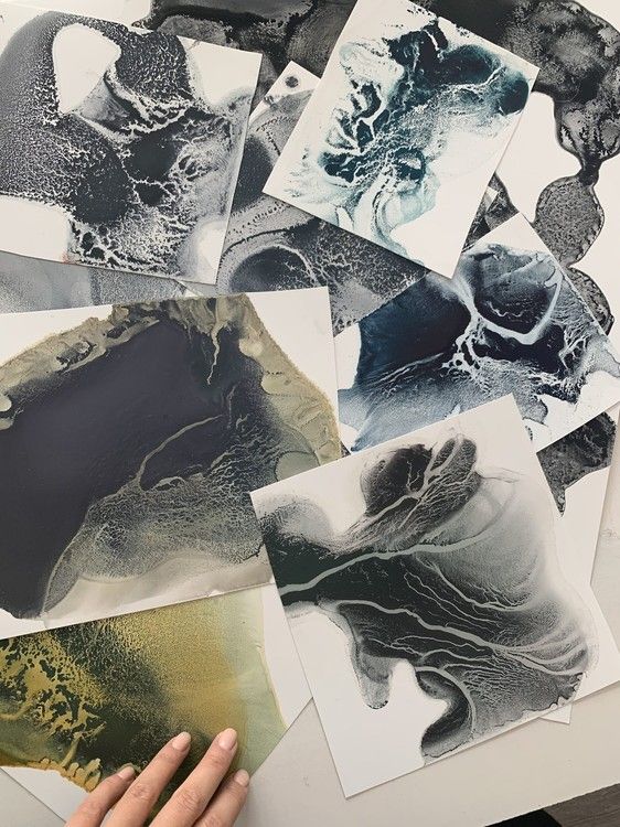 Спиртовые чернила расслаивающиеся Фламинго, Kamenskaya Ink — картинка 4