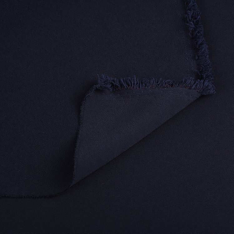 Ткань Креп, 3 м, ширина 150 см, цвет: 36 темно-синий, TBY — картинка 4