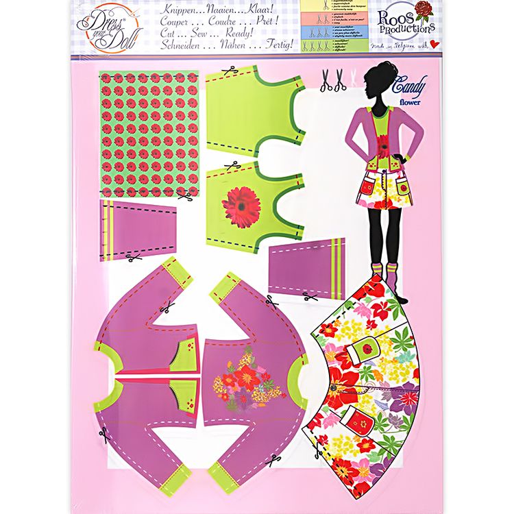 Набор для шитья «Одежда для кукол Candy Flower №2» — картинка 2