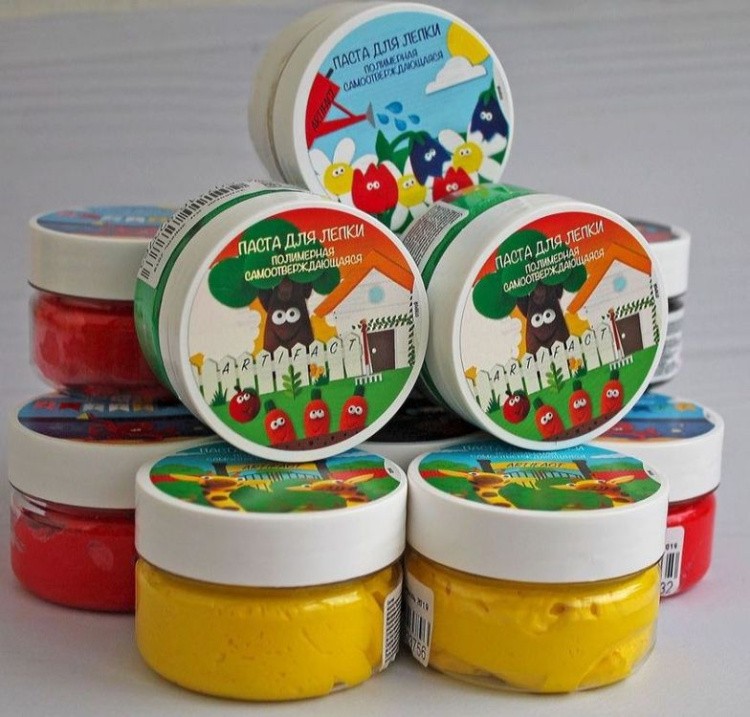 Паста для лепки Артефакт, синий — картинка 2