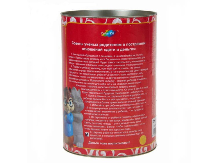 Виниловая копилка-раскраска «Грибочек» — картинка 3