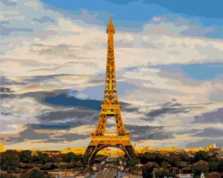 Картина по номерам «Символ Парижа»