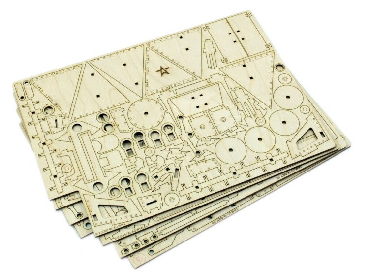 Конструктор из дерева «Танк СУ-18», Армия России — картинка 3