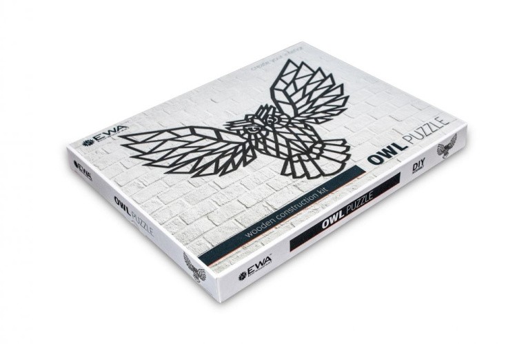 Деревянный интерьерный пазл «Сова», Eco Wood Art — картинка 4